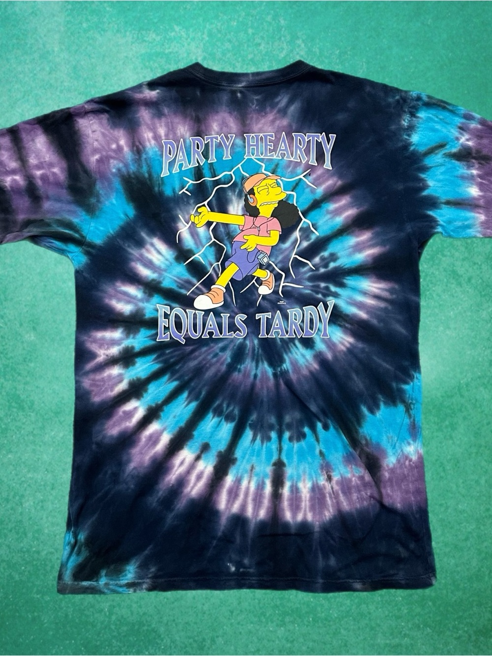 The Simpsons x Vans Otto Party Hardy Tie Dye Shirt